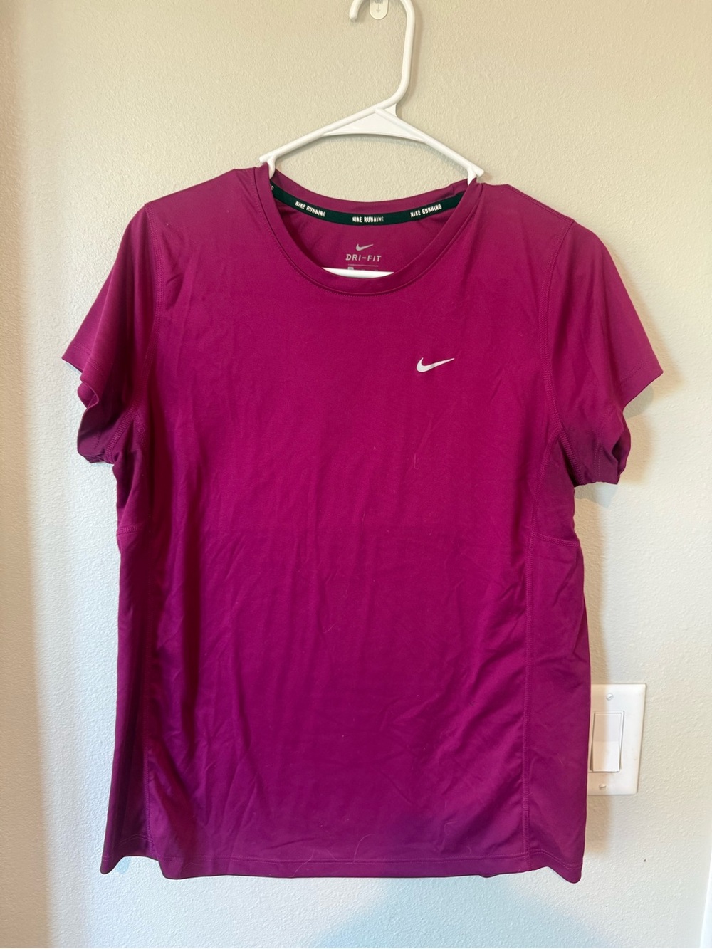 Nike Women's Short Sleeve Dri-FIT Tee - Berry Pink